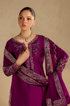 Iznik - Ue-736 Embroidered Sheesha Silk