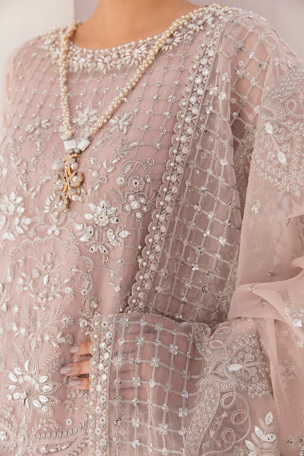 Baroque - Embroidered Chiffon Ch11-05 Unstitched