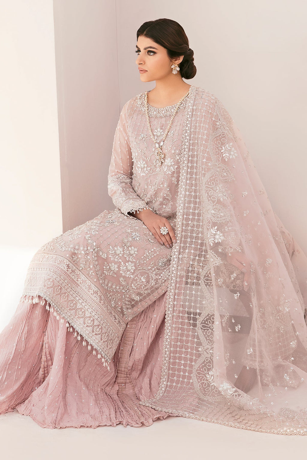 Baroque - Embroidered Chiffon Ch11-05 Unstitched