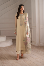 Iznik - Ue-413  Embroidered Chiffon