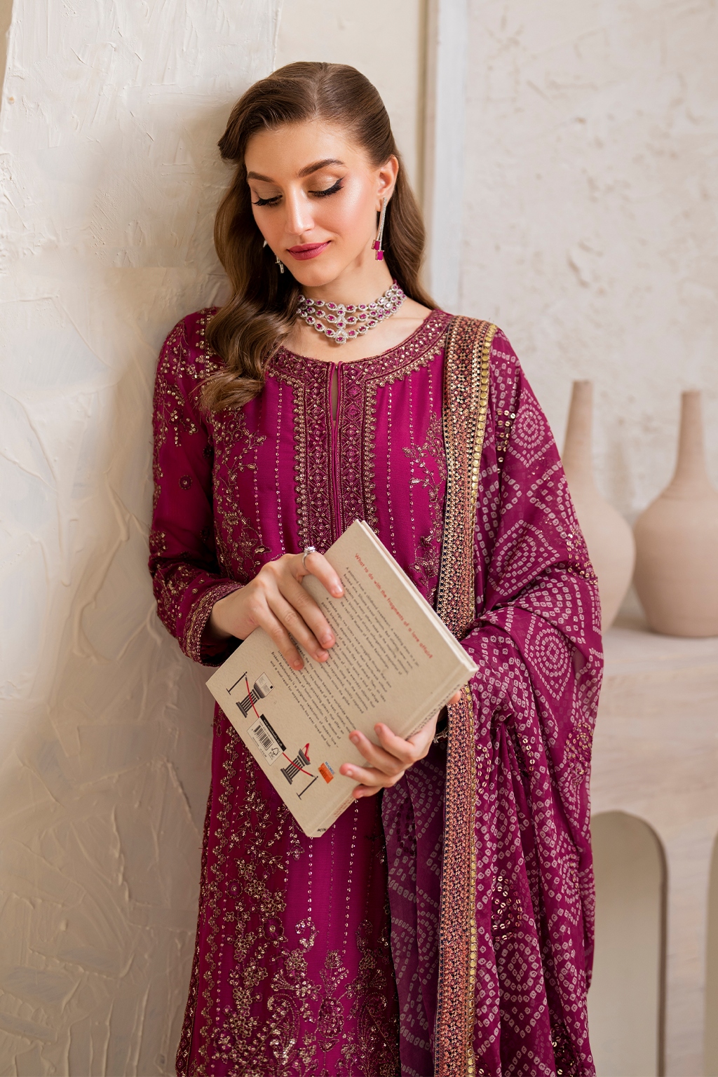 Iznik - Cc-45 Embroidered Chiffon