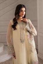 Iznik - Ue-413  Embroidered Chiffon