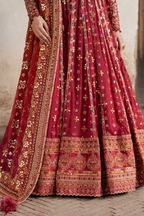 Iznik - Ilc-07 Embroidered Printed Silk (Frock)