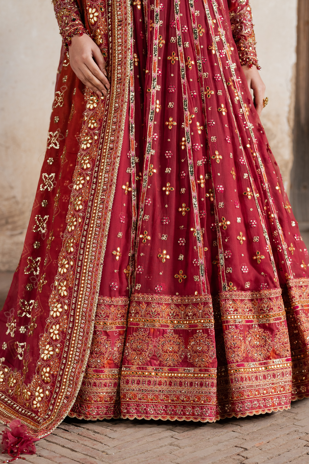 Iznik - Ilc-07 Embroidered Printed Silk (Frock)
