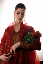 Iznik - Ue-734 Embroidered Ramen Silk