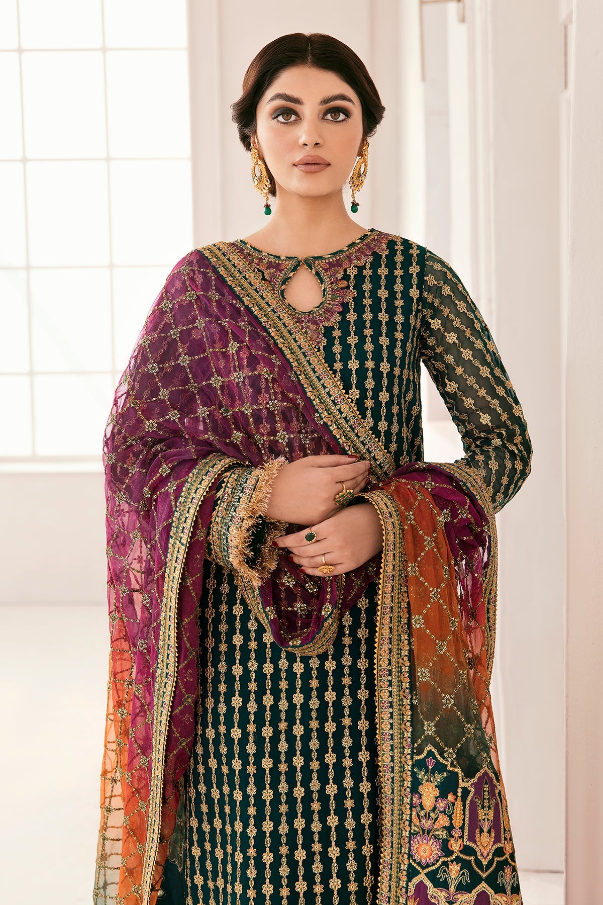 Baroque - Embroidered Chiffon Ch11-06 Unstitched