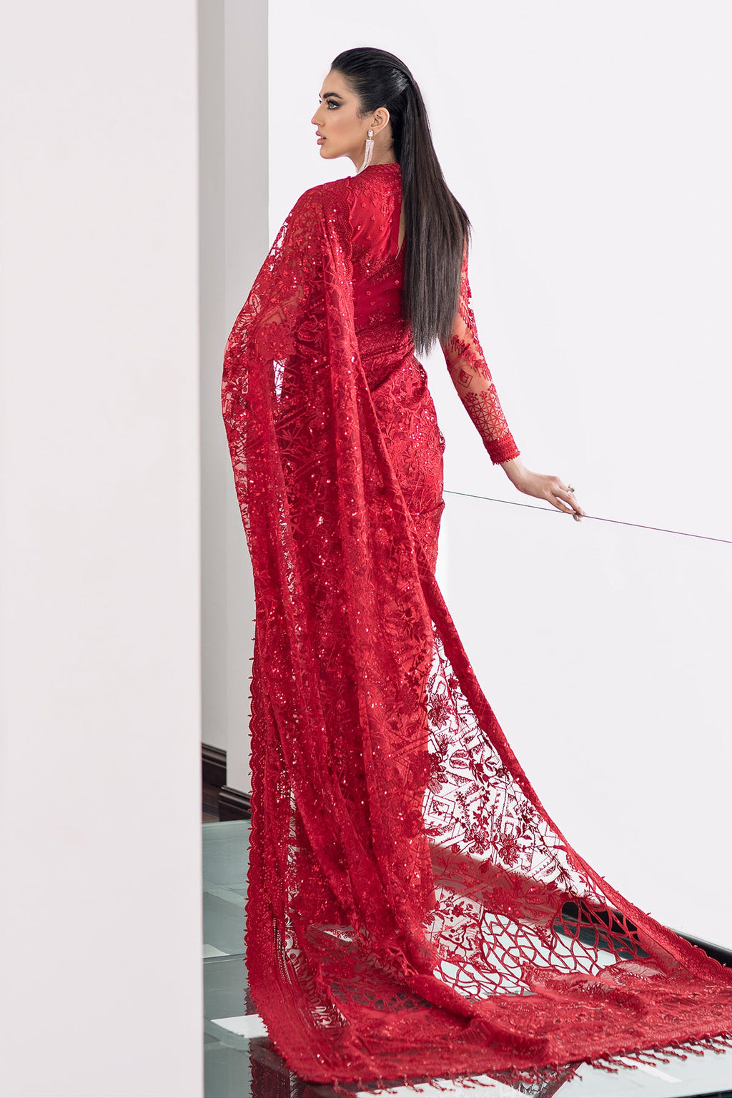 Baroque - Embroidered Net Ch09-06 Unstitched