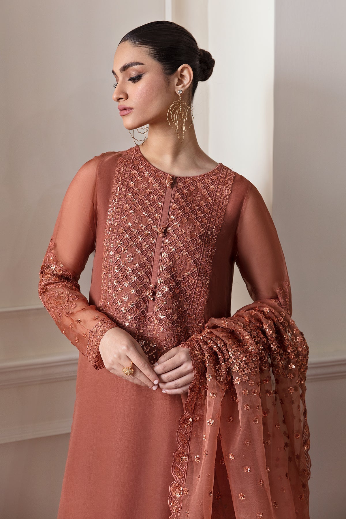 Baroque - Embroidered Chiffon SF-296