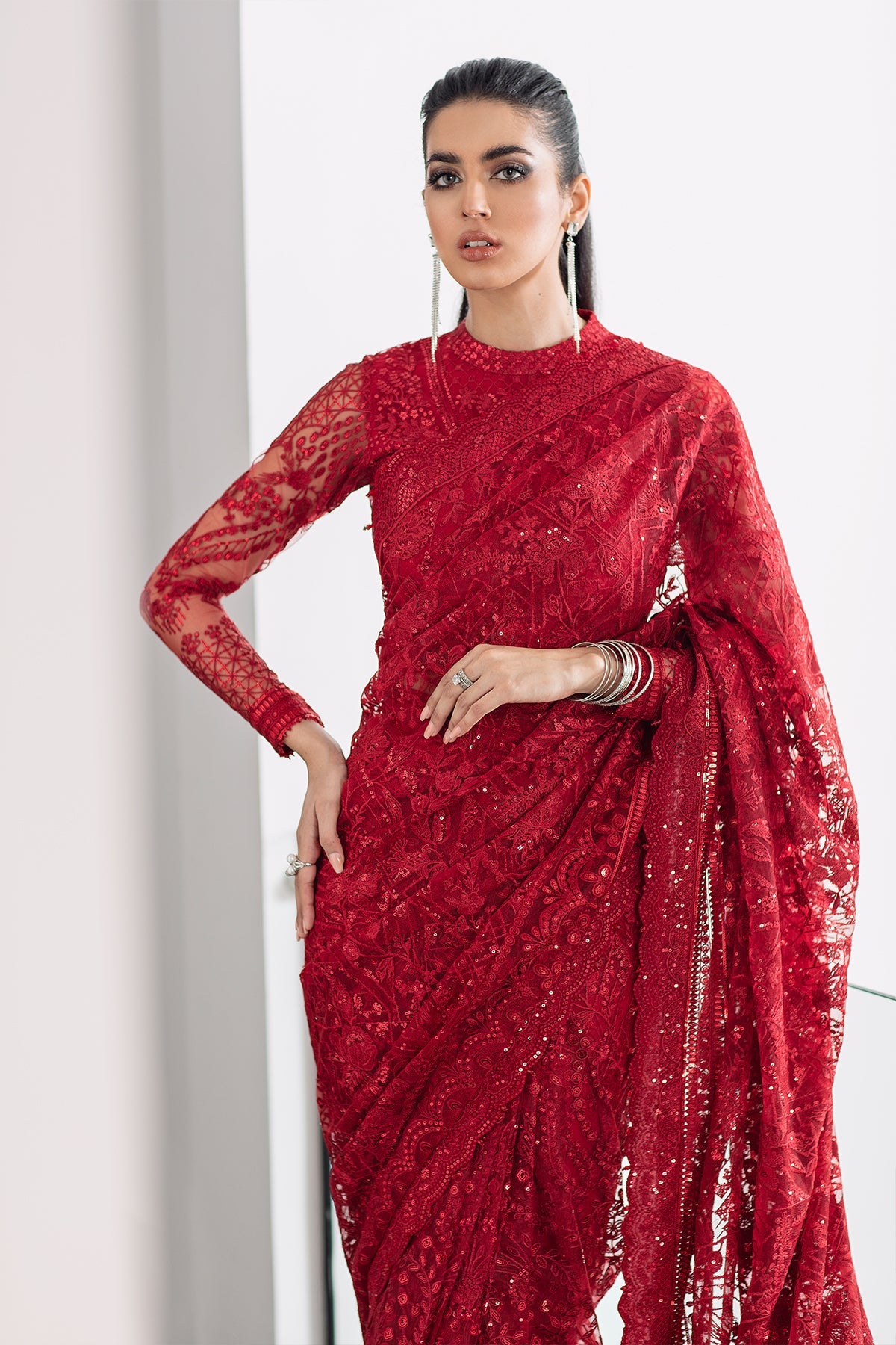 Baroque - Embroidered Net Ch09-06 Unstitched