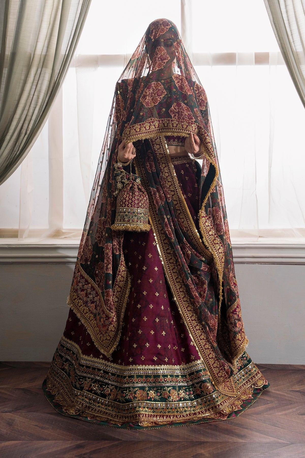 Baroque - Embroidered Chiffon Ch12-03 Stitched