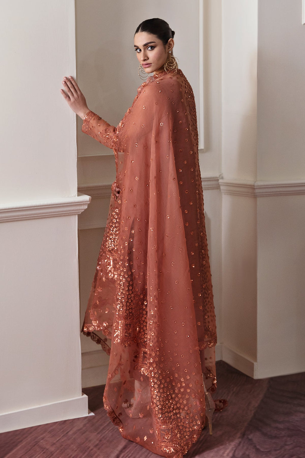 Baroque - Embroidered Chiffon UF-296