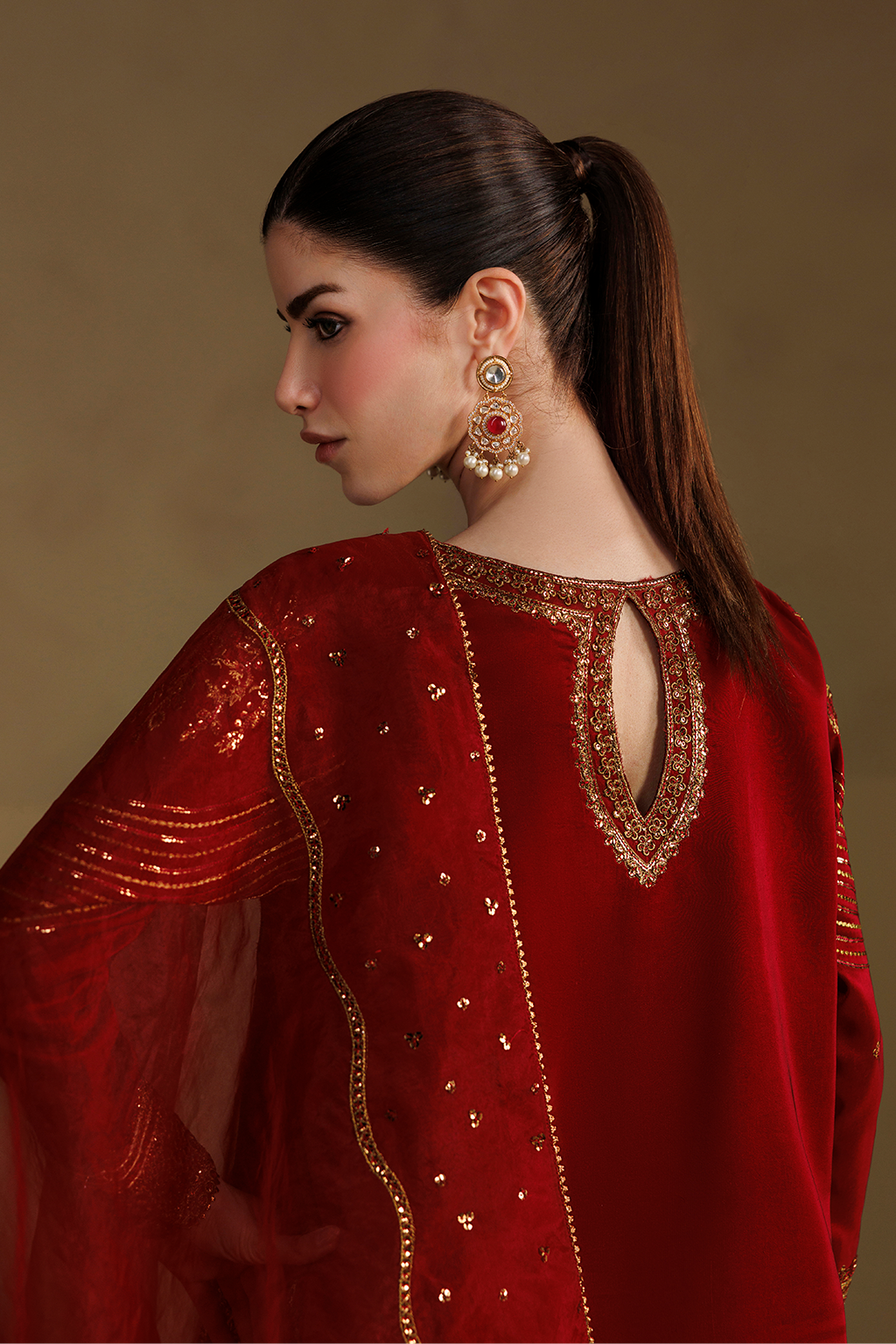 Iznik - Ue-734 Embroidered Ramen Silk