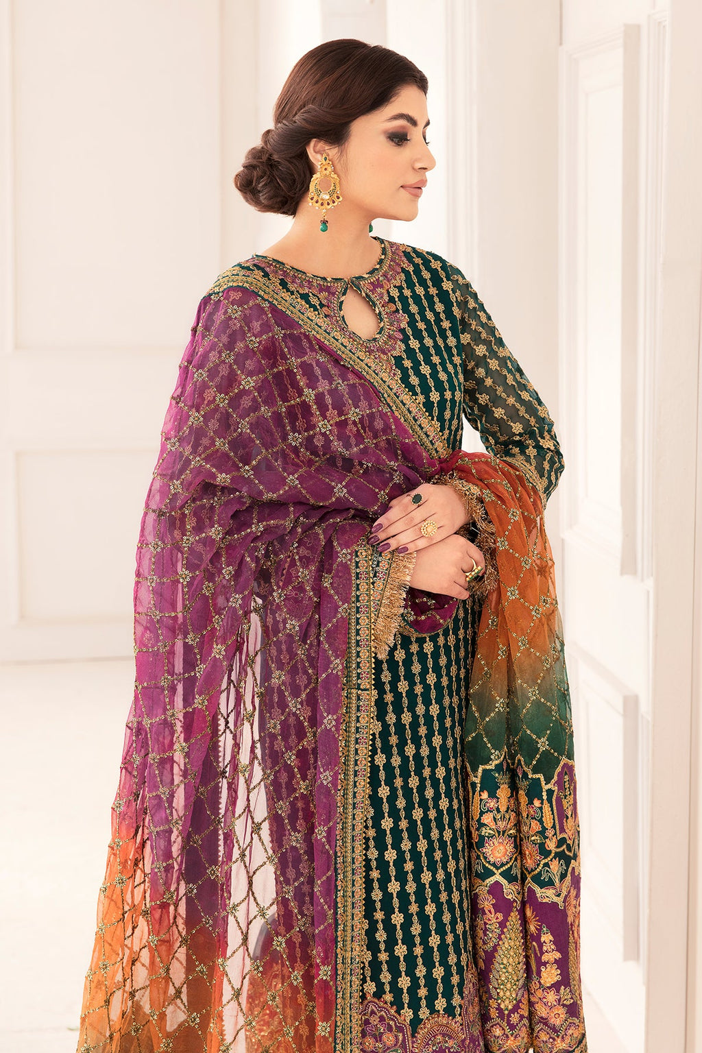 Baroque - Embroidered Chiffon Ch11-06 Unstitched