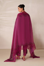 Iznik - Ue-593 Embroidered Textured Lawn