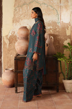 Iznik - Ipf-01 Embroidered Printed Linen