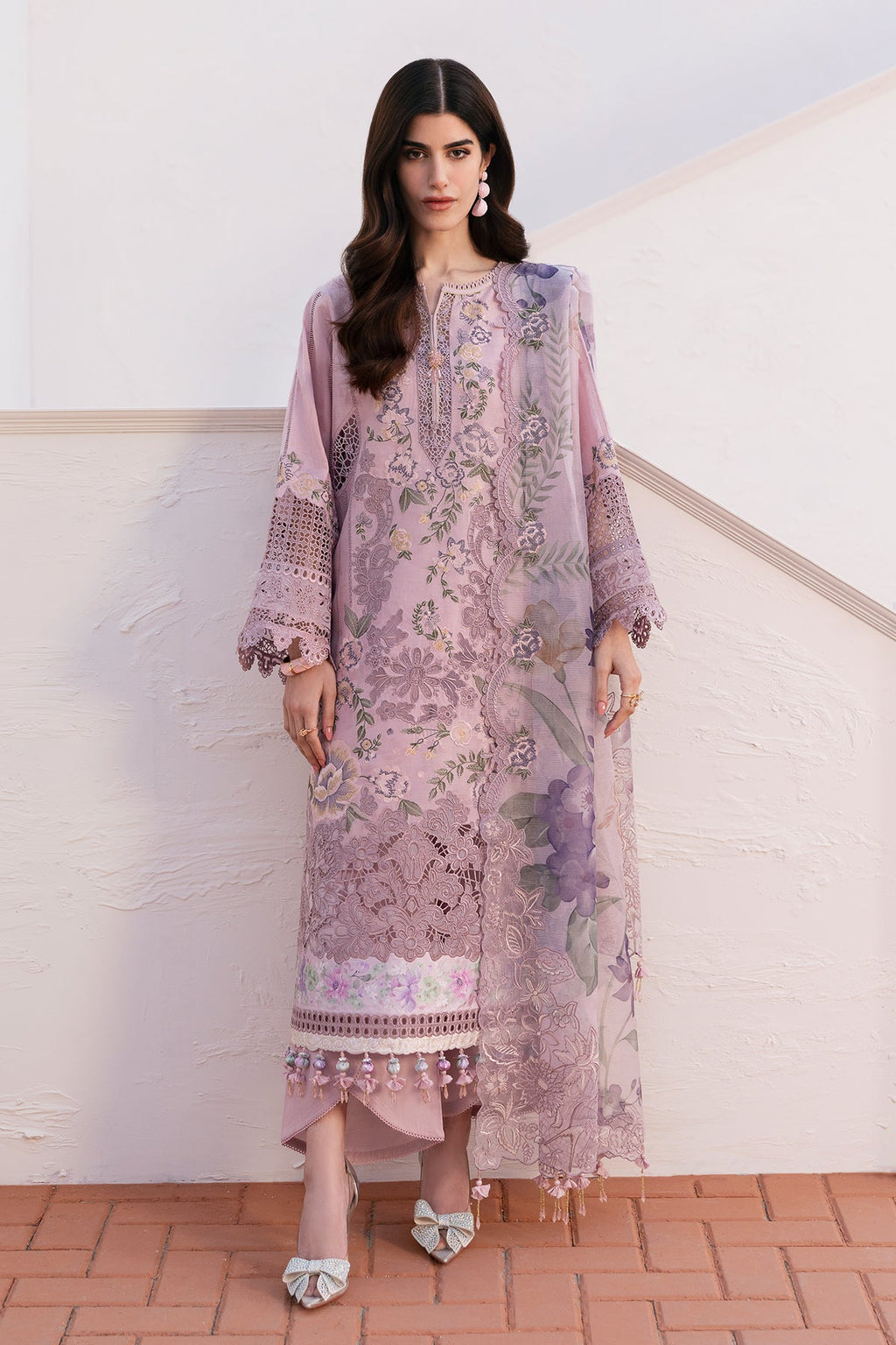 Baroque - Embroidered Lawn El-D08 Stitched