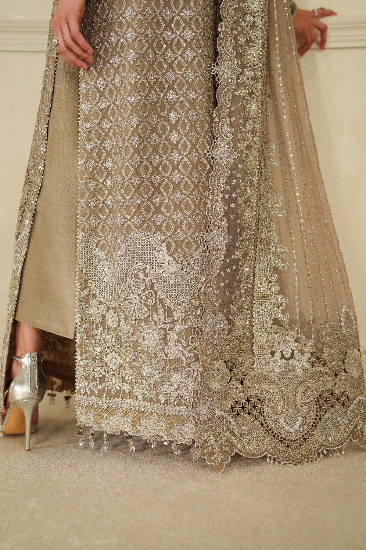 Baroque - Embroidered Chiffon Ch14-08 Unstitched