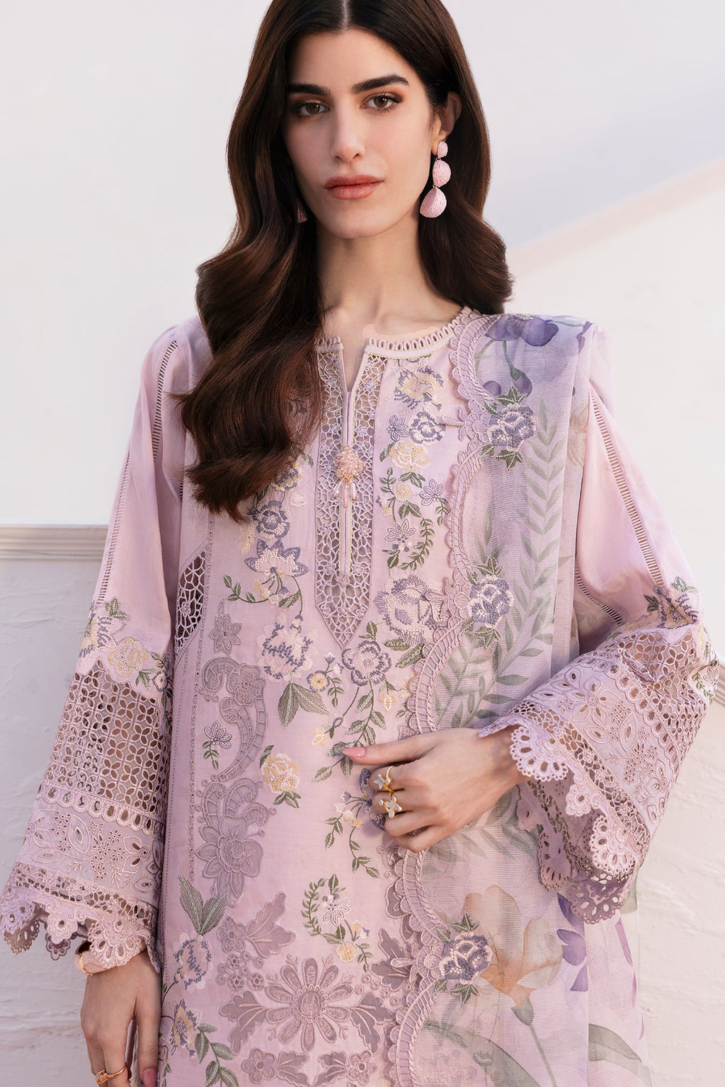 Baroque - Embroidered Lawn El-D08 Stitched