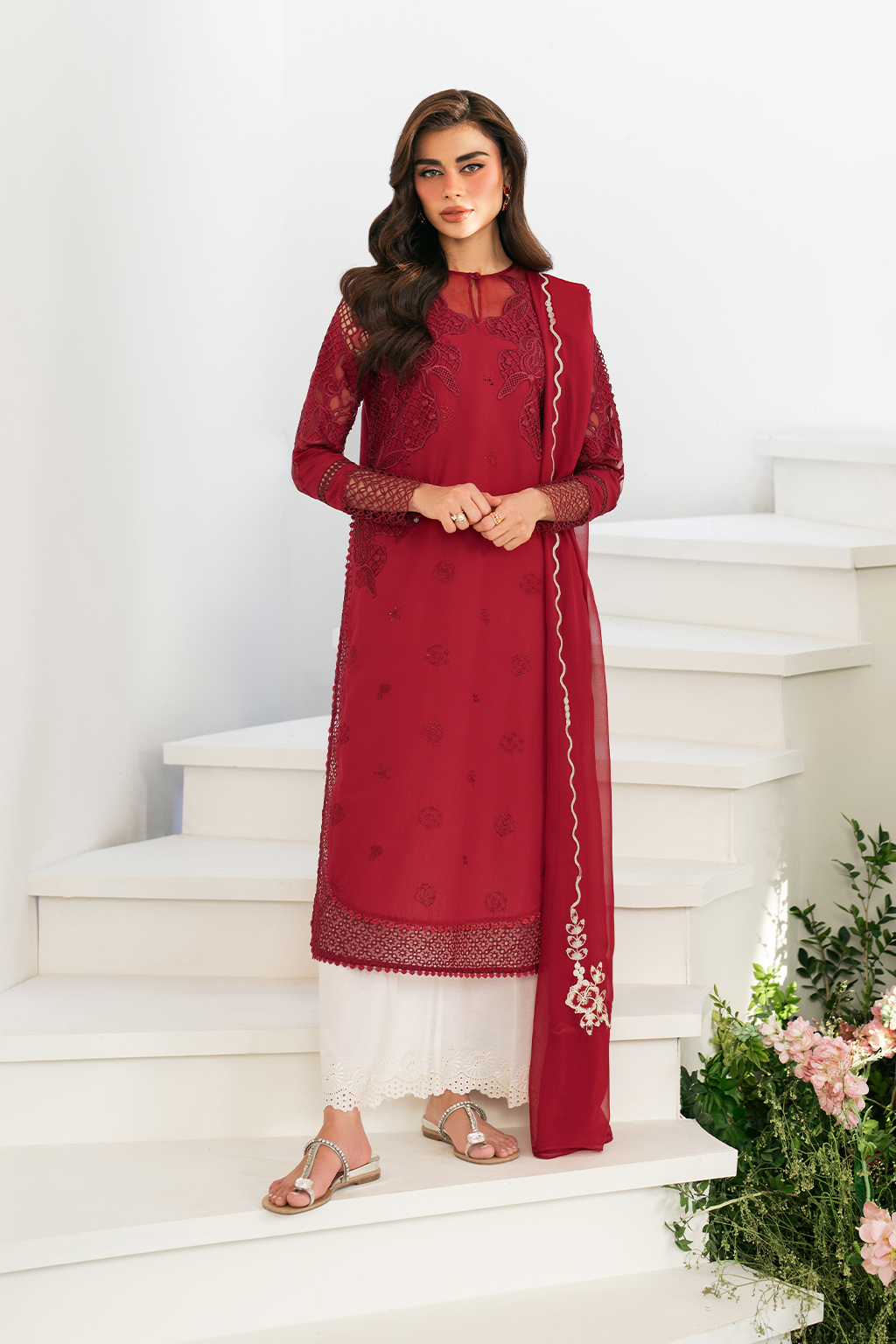 Iznik - Ife-01 Embroidered Lawn