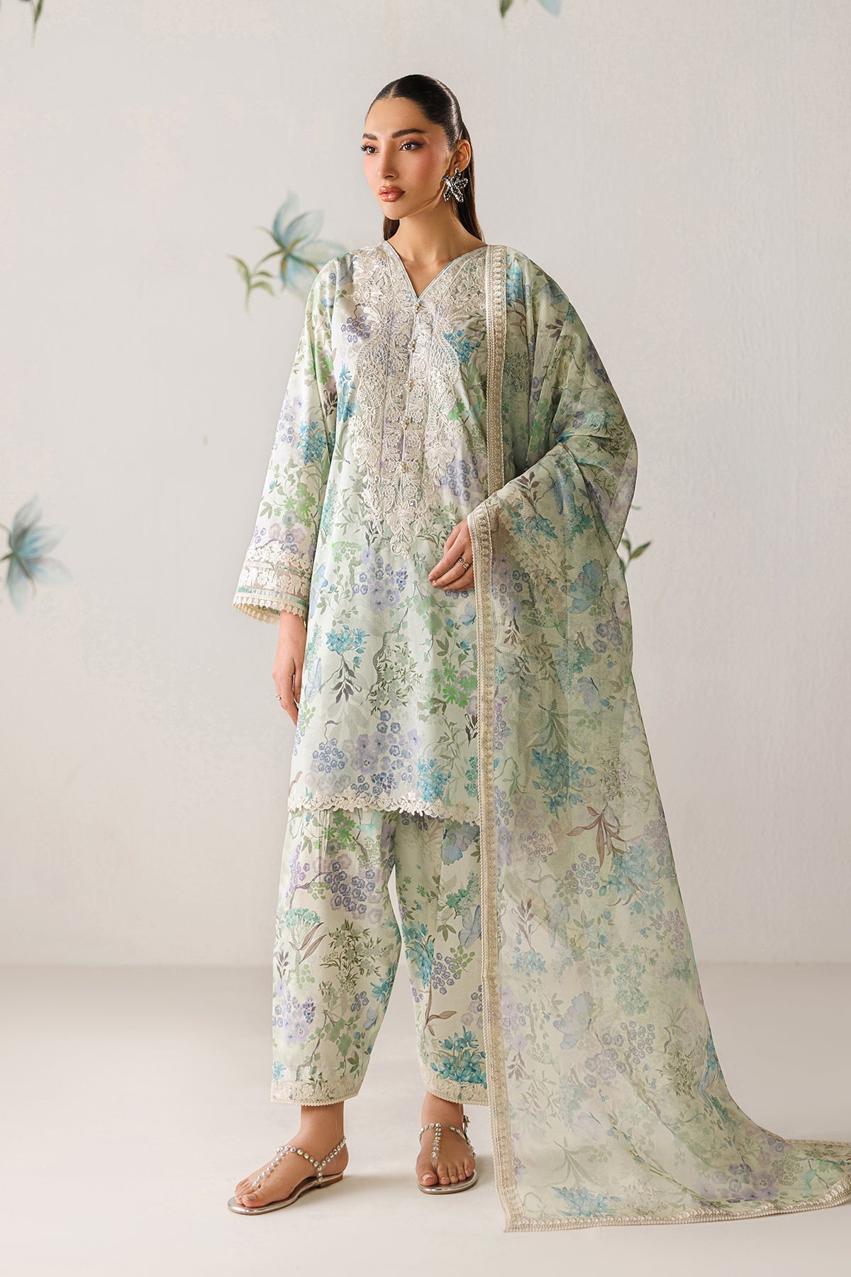 Baroque - Embroidered Lawn UF-4417
