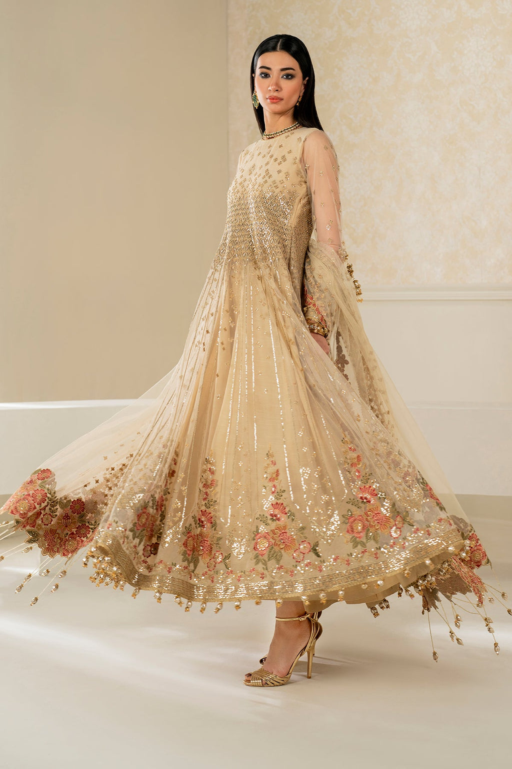 Baroque - Embroidered Net SF-4159