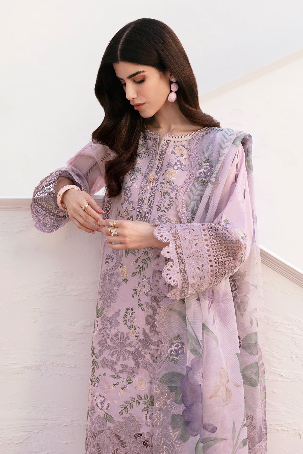 Baroque - Embroidered Lawn El-D08 Unstitched