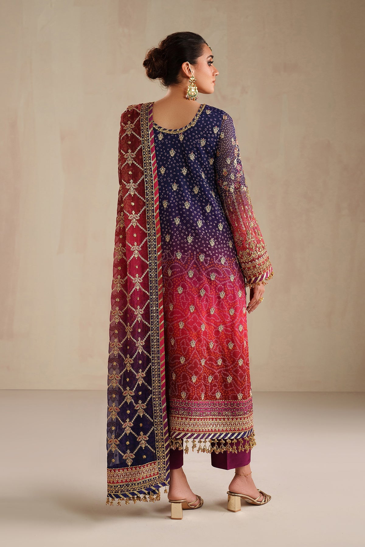 Baroque - Embroidered Chiffon UF-4369