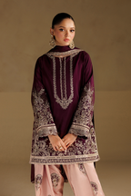 Iznik - Ue-733 Embroidered Ramen Silk