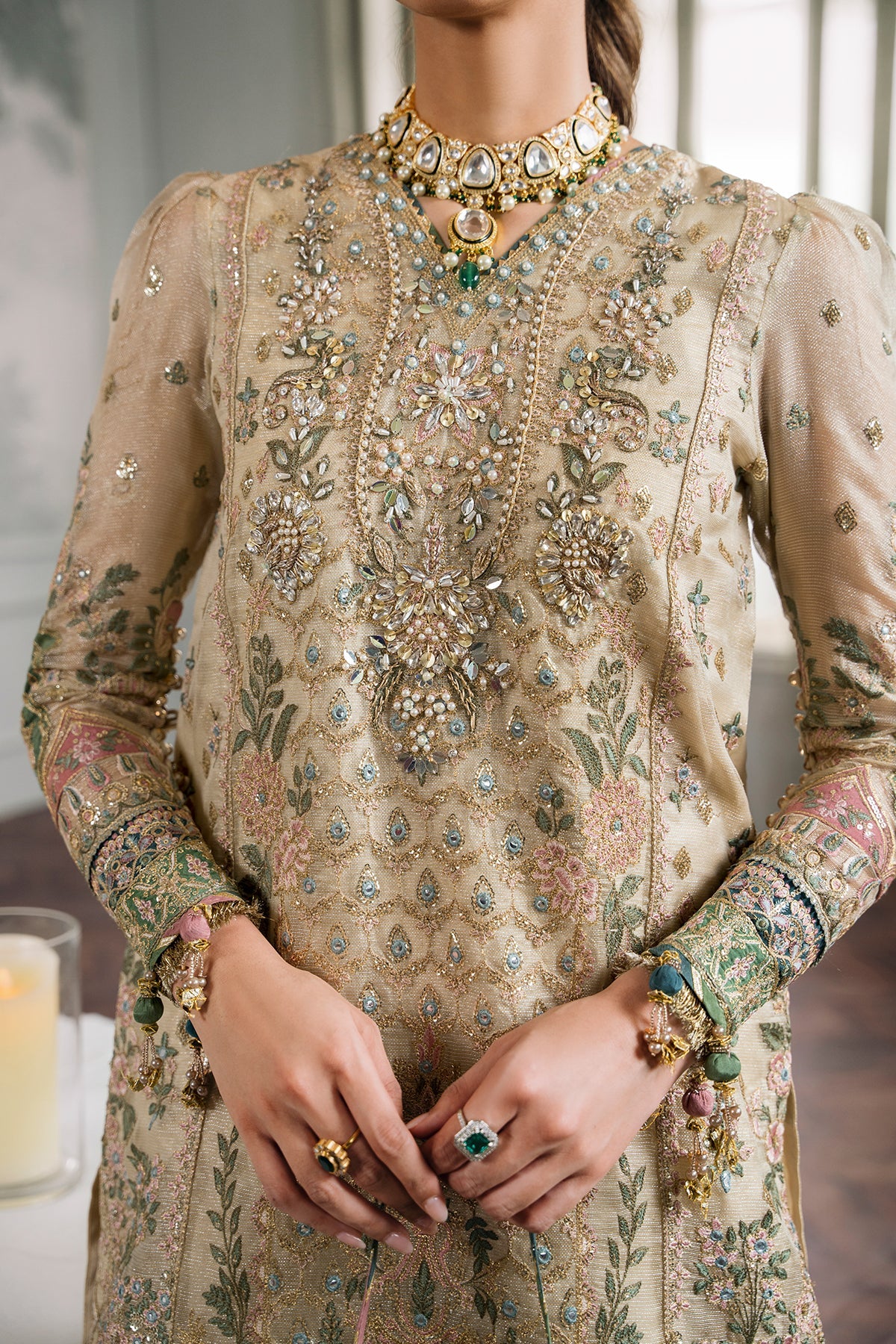 Baroque - Embroidered Masuri Ch12-04 Stitched