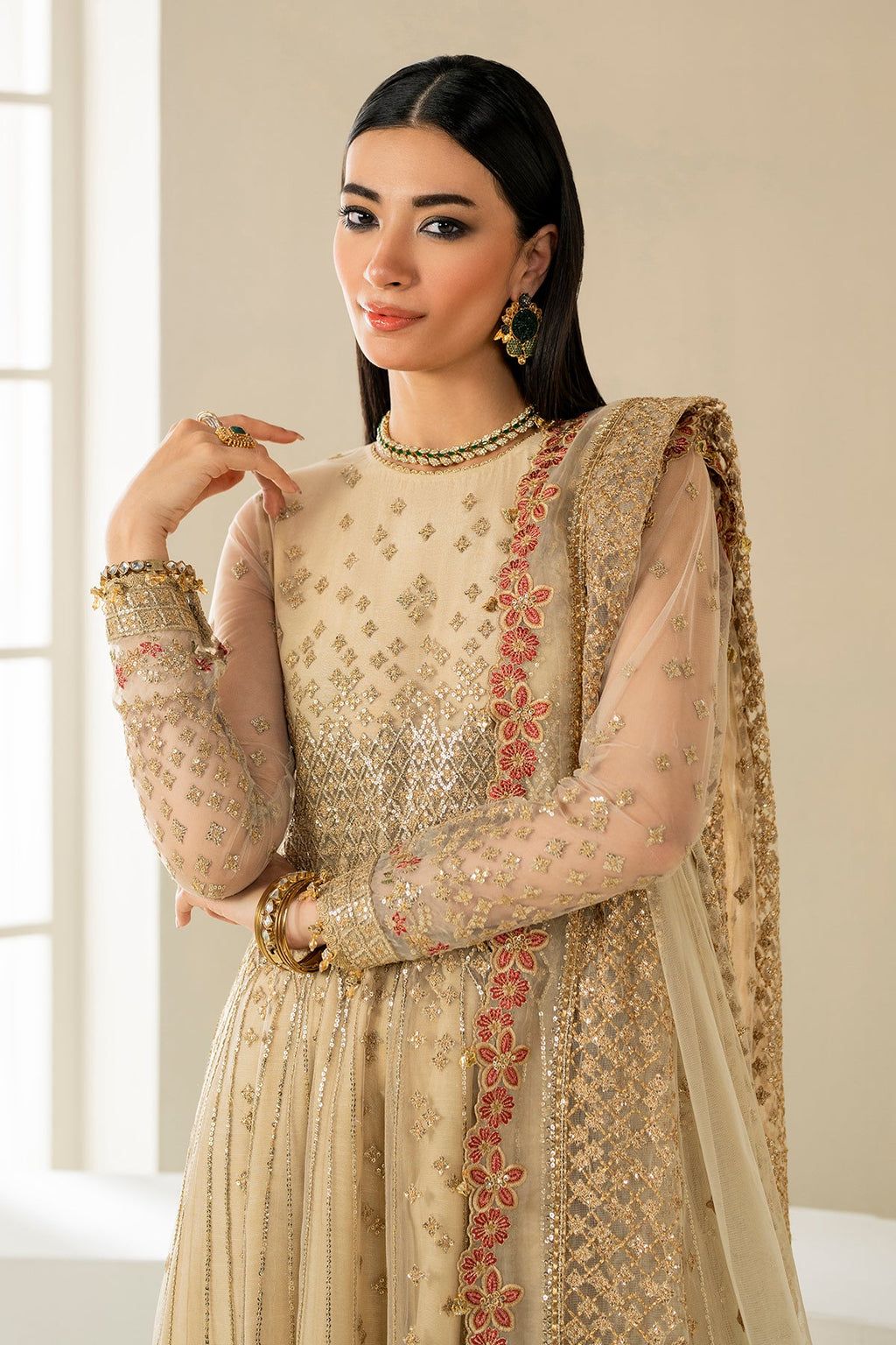Baroque - Embroidered Net SF-4159
