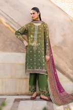 Iznik - Ue-329 Embroidered Chiffon