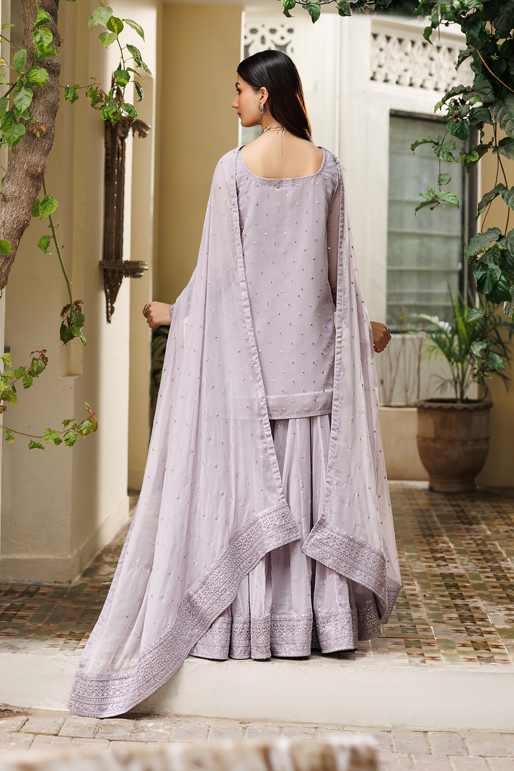 Iznik - Cc-100 Embroidered Chiffon