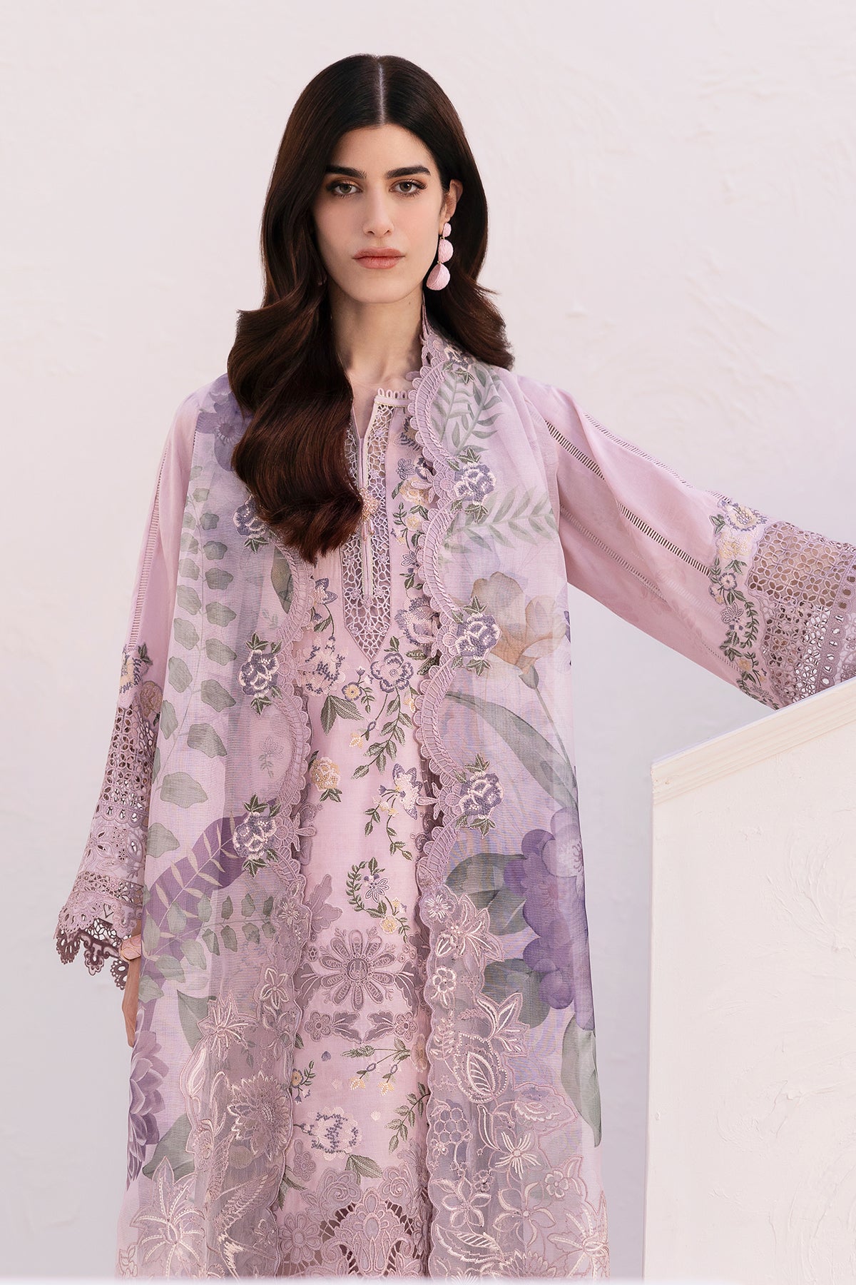 Baroque - Embroidered Lawn El-D08 Stitched
