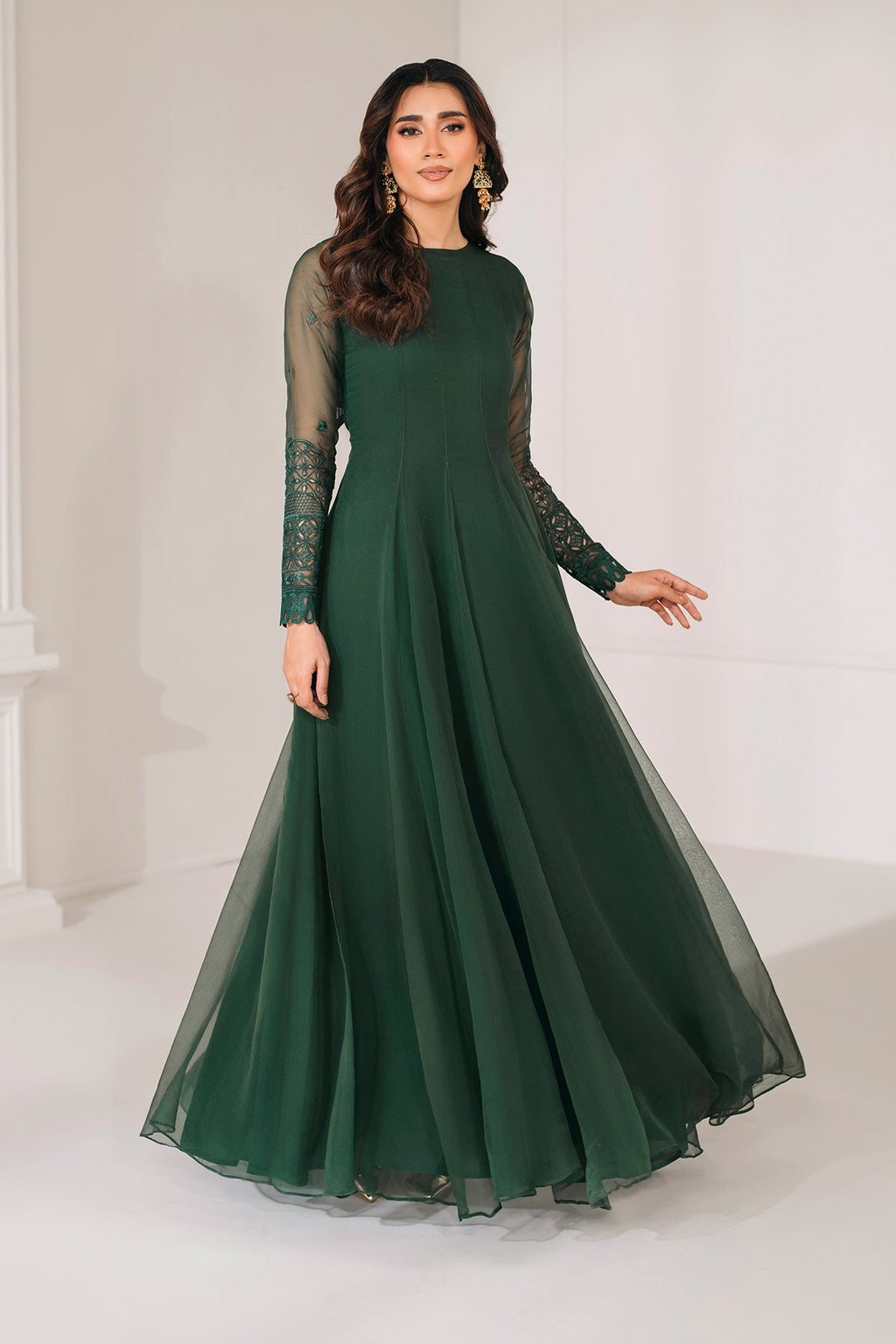 Baroque - Embroidered Chiffon Frock PR-1120