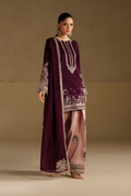 Iznik - Ue-733 Embroidered Ramen Silk