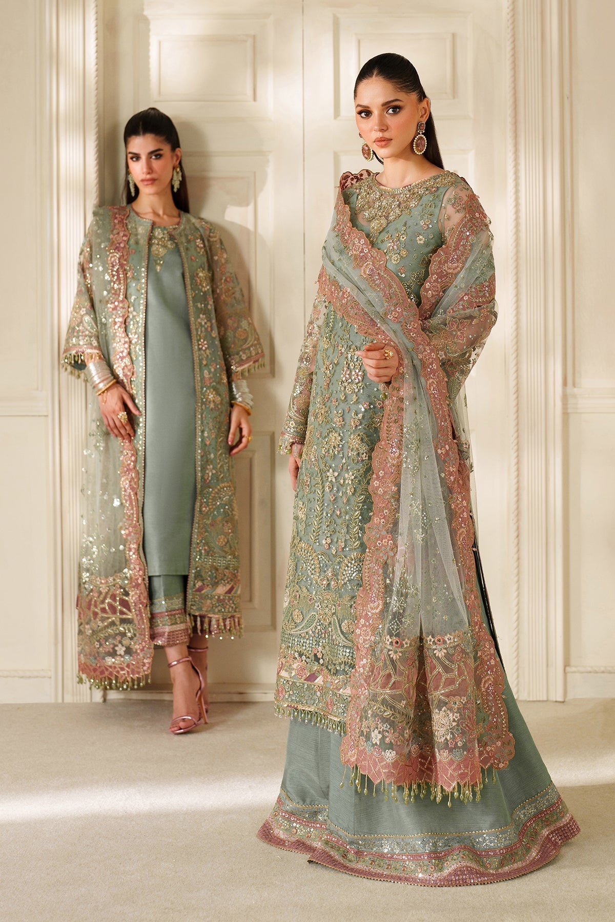 Baroque - Embroidered Net Ch14-06 Stitched