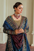 Baroque - Embroidered Chiffon Ch13-03 Stitched