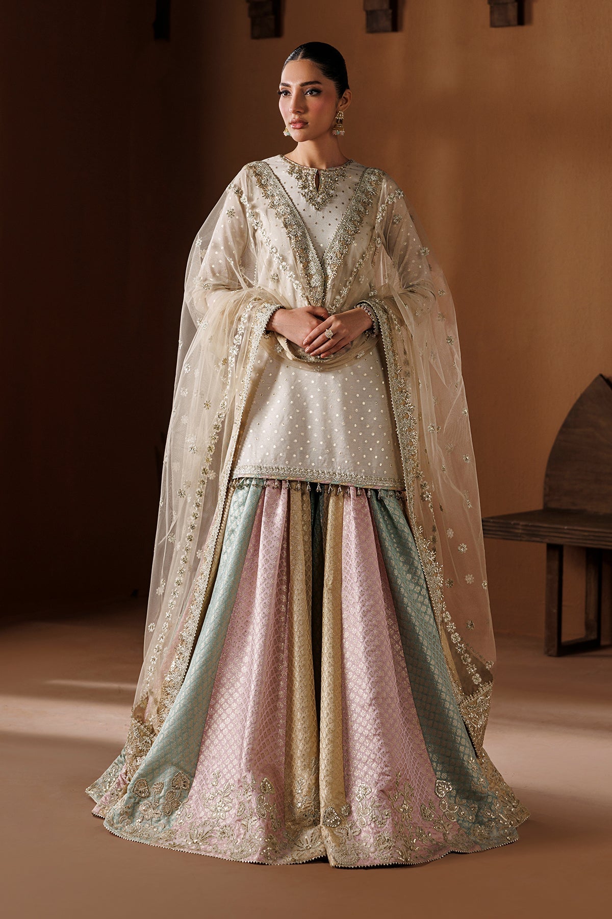 Baroque - Embroidered Zarri Chiffon SF-4435