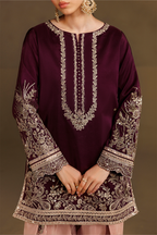 Iznik - Ue-733 Embroidered Ramen Silk
