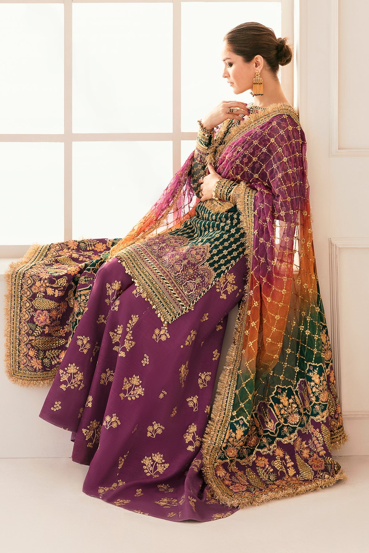 Baroque - Embroidered Chiffon Ch11-06 Stitched