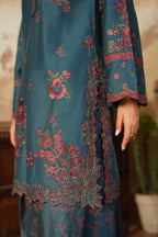 Iznik - Ipf-01 Embroidered Printed Linen