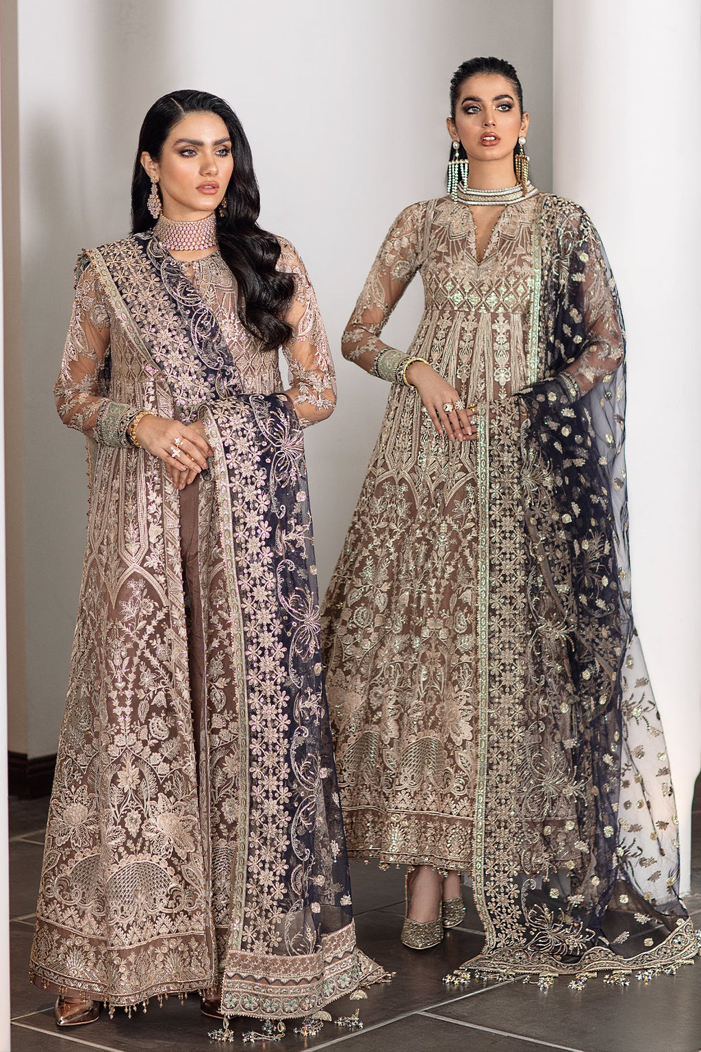 Baroque - Embroidered Net Ch09-07 Unstitched