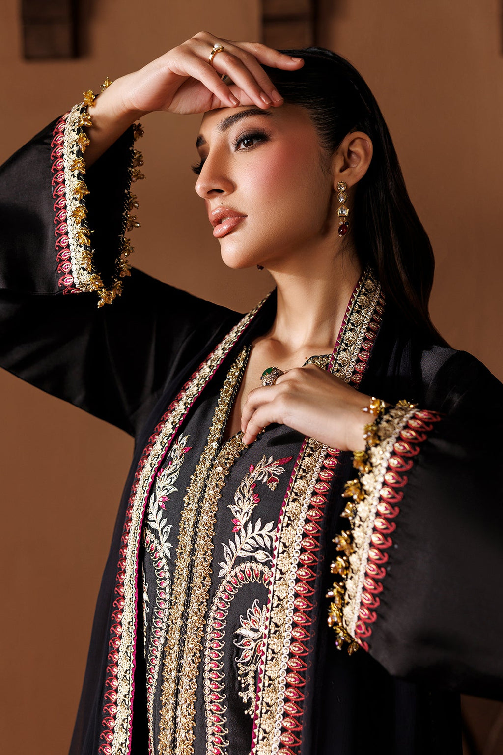 Baroque - Embroidered Sheesha Silk PR-1282