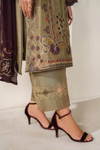 Iznik - Ue-614 Embroidered Ramen Silk