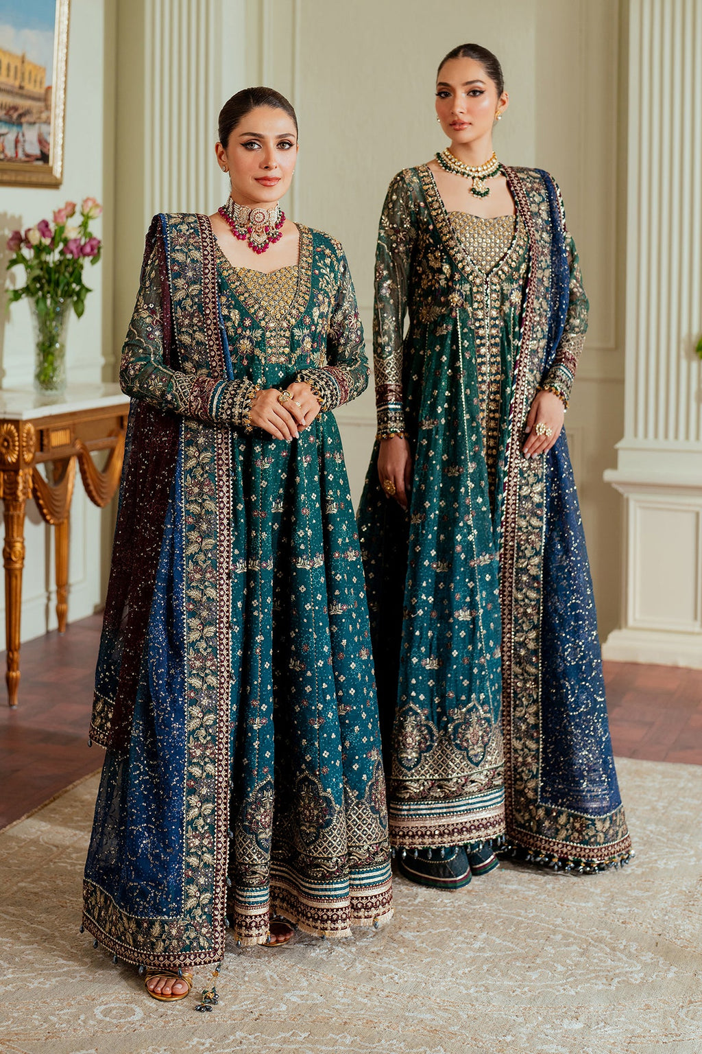 Baroque - Embroidered Chiffon Ch13-03 Stitched
