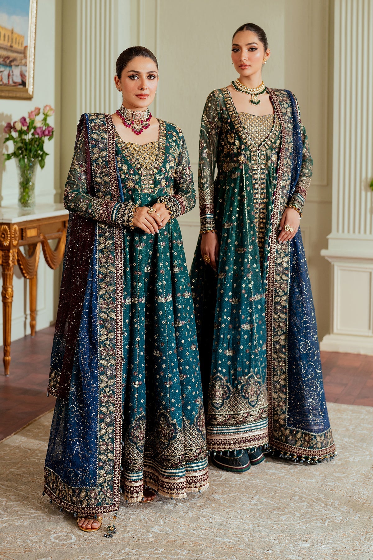 Baroque - Embroidered Chiffon Ch13-03 Stitched