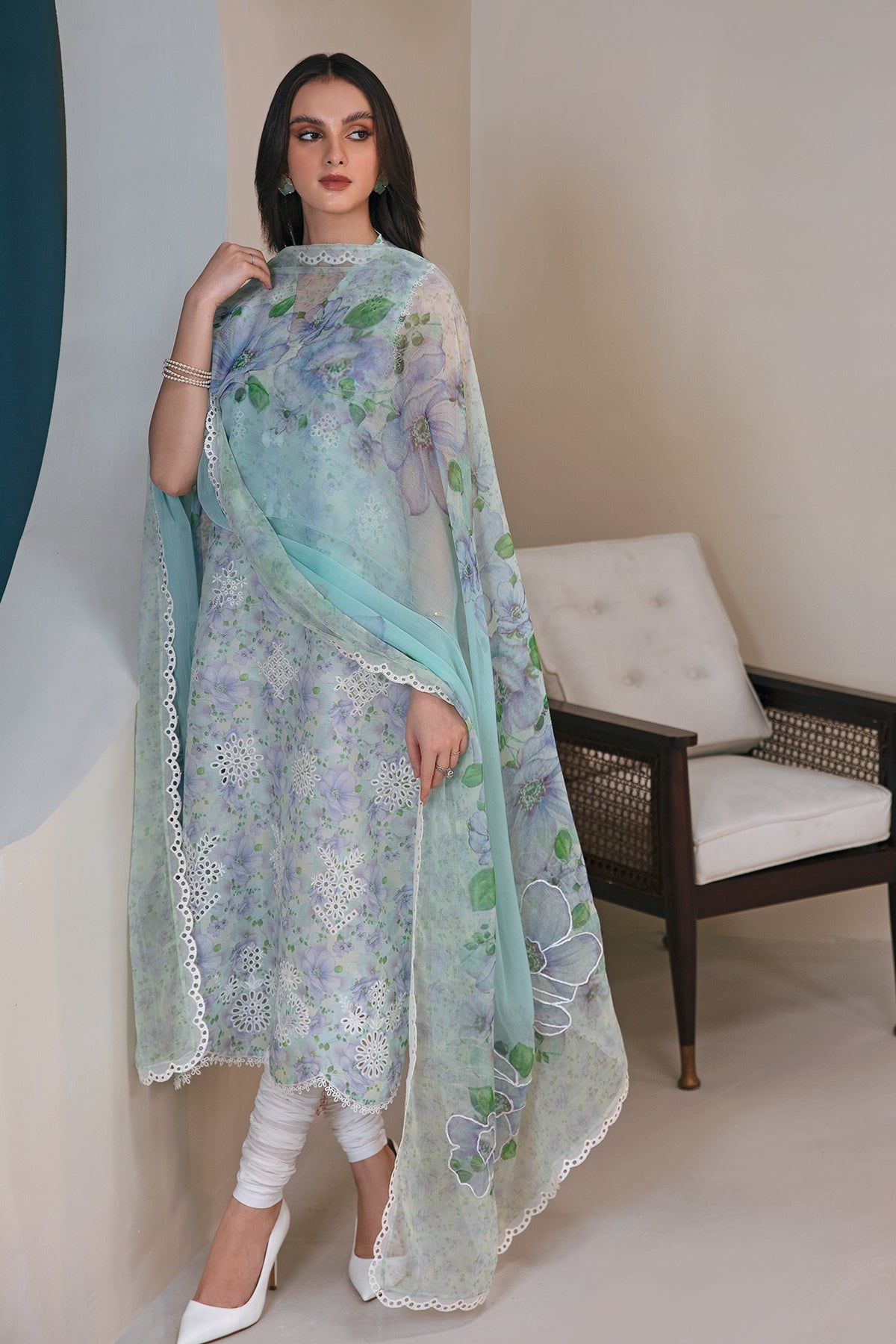 Baroque - Embroidered  Lawn UF-357