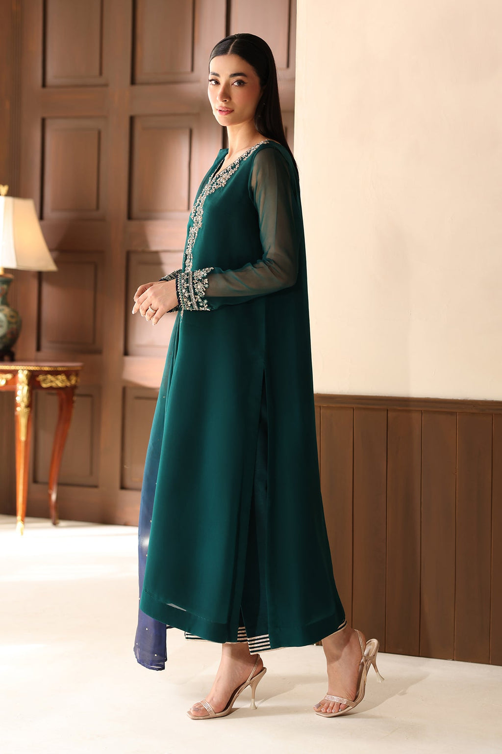 Baroque - Embroidered Chiffon PR-1361
