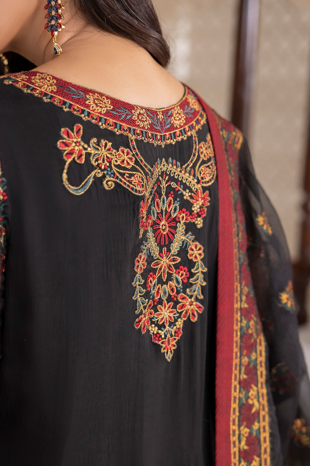 Baroque - Embroidered Chiffon UF-417
