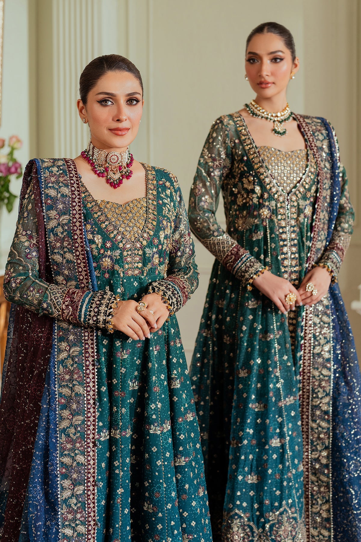 Baroque - Embroidered Chiffon Ch13-03 Stitched